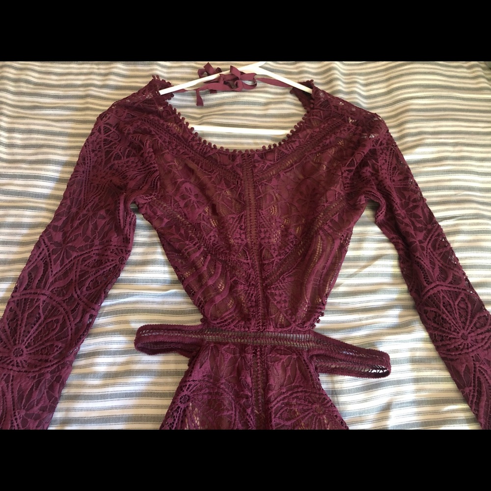 For Love and Lemons Emerie Lace Mini Dress XS EUC - Picture 4 of 10
